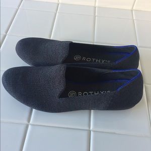 Rothy’s Loafer in Navy Blue Heather-EUC